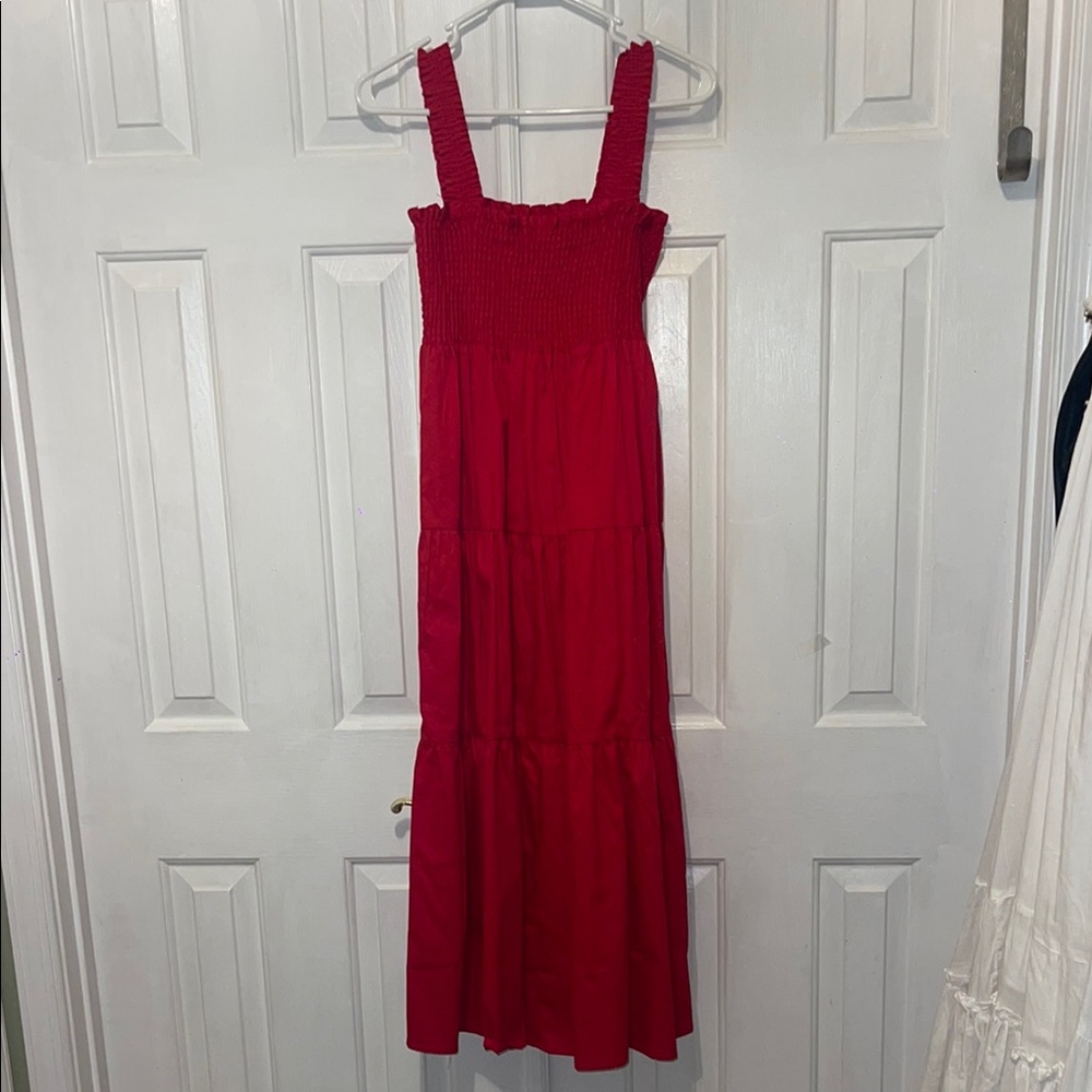 SHEIN Elegant Red Maxi Dress Pre-Owned